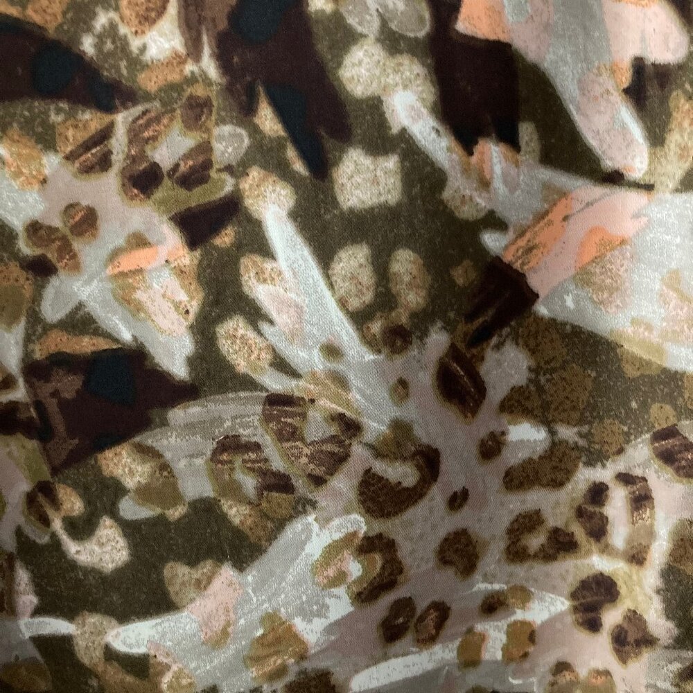 Calvin Klein Blouse S | Abstract Animal Print | Classy & Chic - Picture 10 of 12